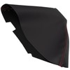 AERZETIX: Gear Stick Gaiter Faux Leather Black with Red Stitching