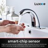 Luxice Touchless Bathroom Sink Faucet - Automatic Motion Sensor Battery
