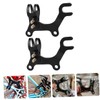 Anneome 2pcs Carbon Steel Bike Disc Brake Bracket Adapters Adjustable