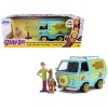 DCD Mystery Machine 1/24 Diecast Model Car by Jada Featuring Shaggy and Scooby-Doo Figurines