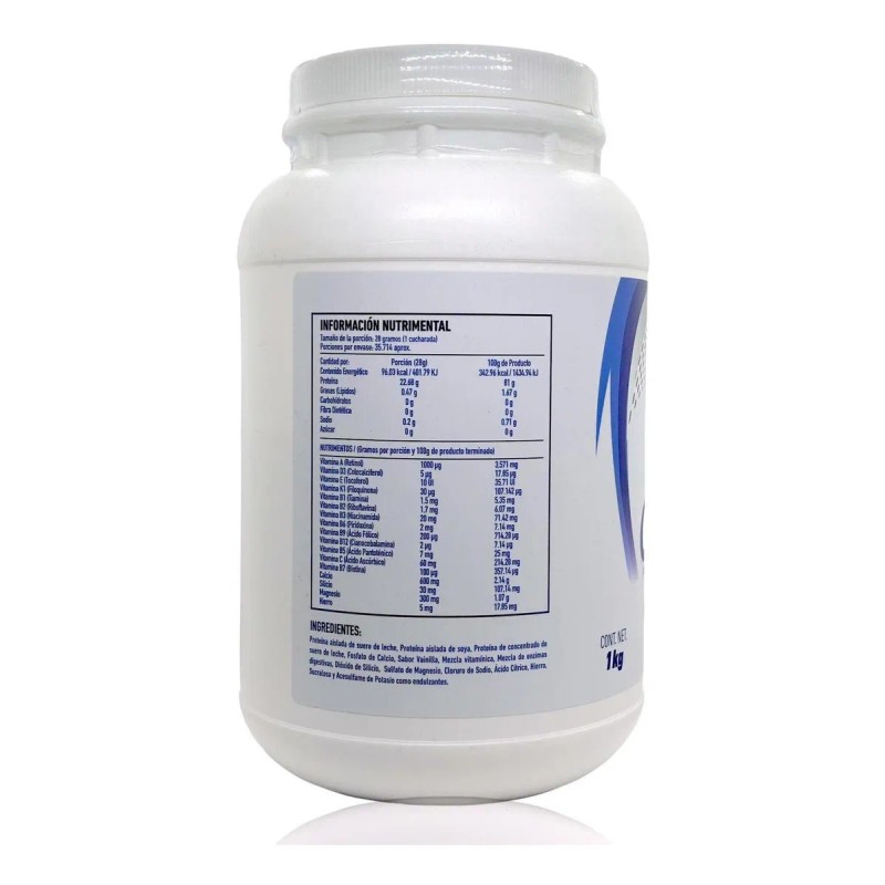 Proteína Zero Carbs Vainilla 1 Kg Protgt