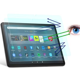 PYS Anti Blue Light Screen Protector for Fire Max 11 Inch Tablet Anti Glare Scratch-Resistant Blue Light Block to Protect Eyes Pack of 2