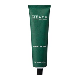 Heath Mens Hair Paste 100ml, Hair Styling Wax, Volume and Texture, Instant Results, Protects against Pollution, Strengthens Hair Growth, Travel Size, Gift For Men, Vegan and Cruelty Friendly