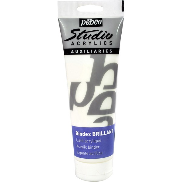 PEBEO Studio Acrylics Auxiliaries, Bindex Acrylic Binder, 250 ml