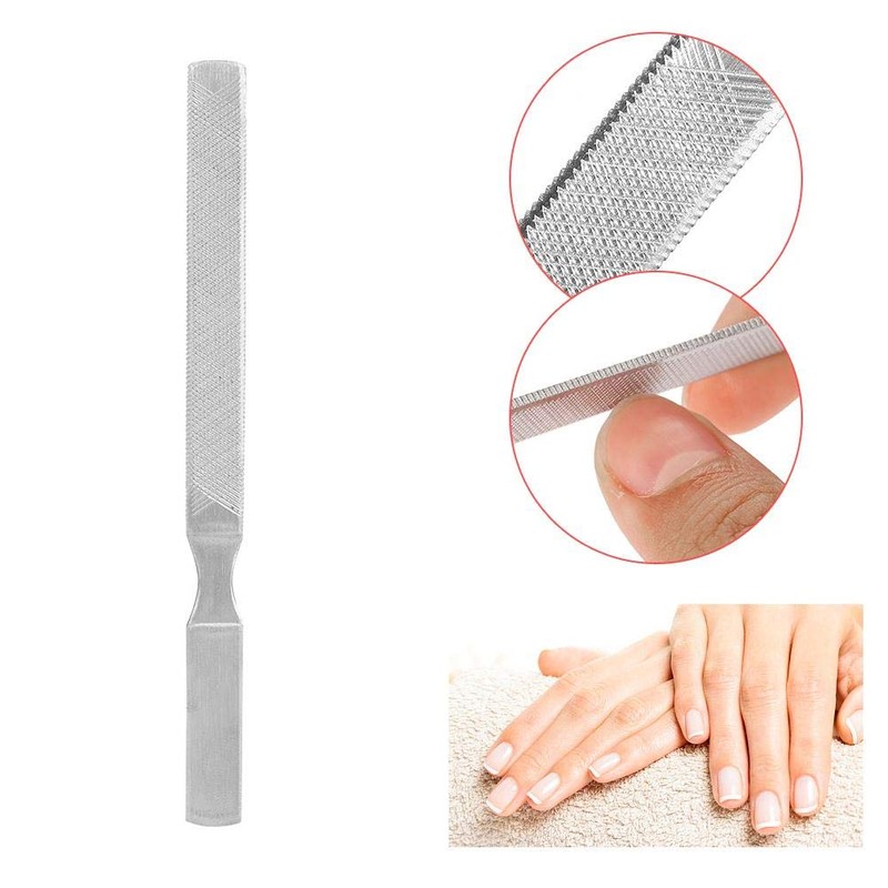 Lima de Uñas Acero Inoxidable Punta de Dedo de Metal
