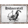 Ontrada Holzschild 20x30cm Hühnerstall Hühner Bauernhof Holz Schild