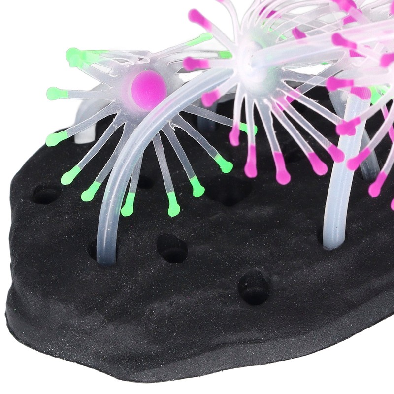 Silicone Glow Fish Tank Decorations Simulation Innovative Landscaping Glowing Artificial
