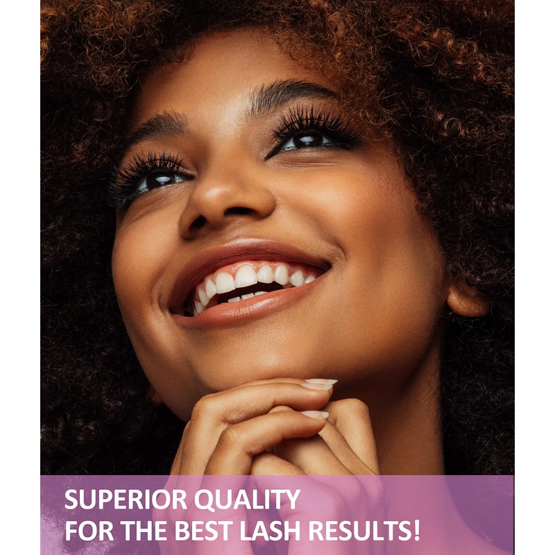 Eyelash Extensions D Curl by Stacy Lash/Black Individual Mink Lashes