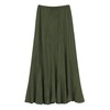 Urban CoCo Women's Vintage Elastic Waist A-Line Long Midi Skirt