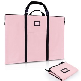 GNEGNI LIFE Lightweight Artist Portfolio Bag, 61 x 91.4 cm Drawing Folder with Carry Handle and Removable Shoulder Strap, Soft Colouring Folders for Artwork, for A1/A2 Framed Canvas