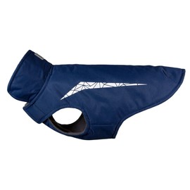 RC Pet Products 65708027L Cascade Jacket Fleece Lined Water Resistant Dog Coat, Size 8, Estate Blue