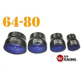 4ply Silicone Straight Reducer Coupler Hose Coupling 64mm - 80mm (2 1/2"- 3 1/8")