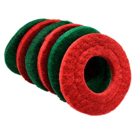 Hayodo Battery Terminal Anti Corrosion Fiber Washers Battery Terminal Protector (Red&Green 6Pcs)