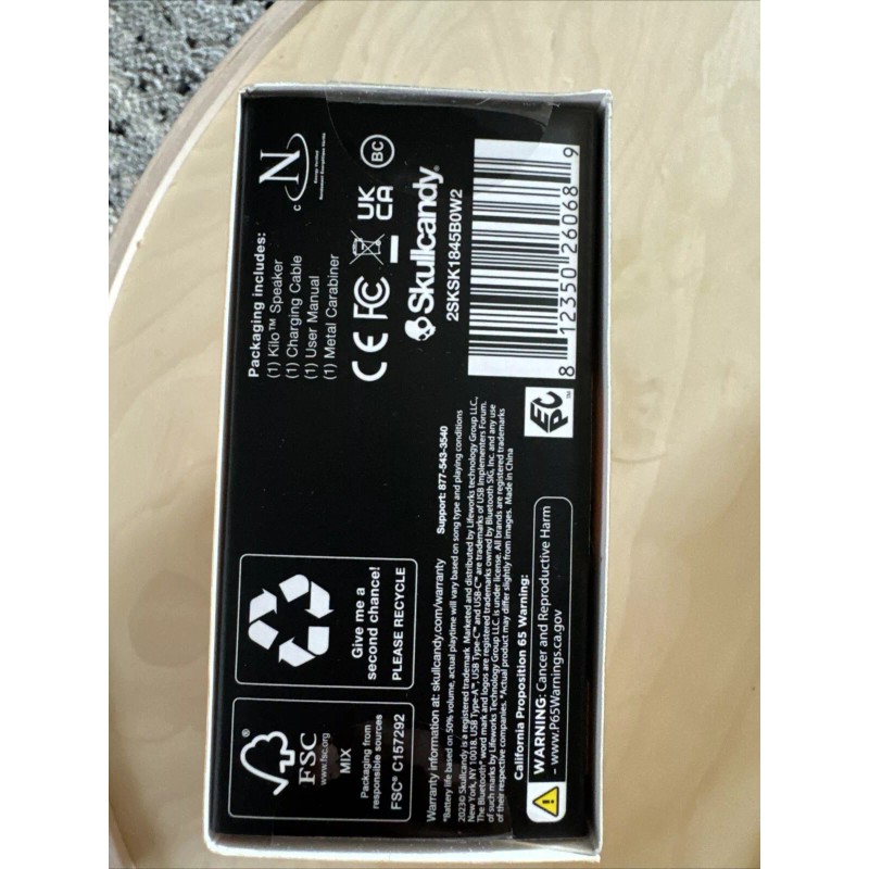 Skullcandy Kilo XT- Wireless Portable Bluetooth Speaker - Orange/Black