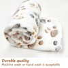 1 Pack 3 Blankets Fluffy Premium Fleece Soft Pet Blanket