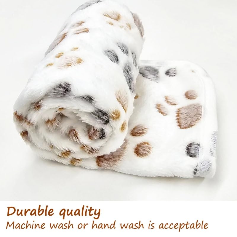 1 Pack 3 Blankets Fluffy Premium Fleece Soft Pet Blanket