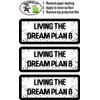 3 - Living The Dream Plan B 1 1/4" x
