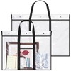 Windyun 2 Pcs Large Poster Storage Bag 48 x 36