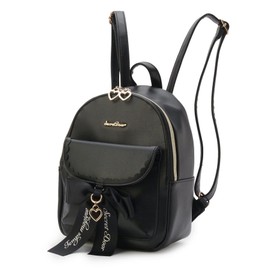 Reborn Company Ribbon Mini Backpack [Butter] Black