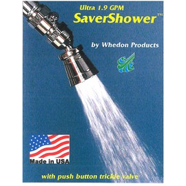 Whedon USP29C Deluxe Ultra 1.9 Saver Shower, Chrome Plated Brass