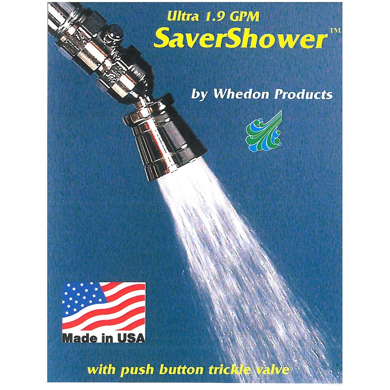 Whedon USP29C Deluxe Ultra 1.9 Saver Shower, Chrome Plated Brass