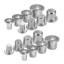 Bestgle 16 Pcs Wood Dowel Tenon Center Point, Dowel and Tenon Centering Transfer Plugs Point Pin Set, Doweling Centers Marker DIY Woodworking Drill Hole Alignment Tool 6mm/8mm/10mm/12mm