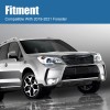 toptier_autoparts Front Grill Replace for 2019-21 Subaru Forester Gloss Black