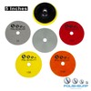 5 Inch Diamond Concrete Polishing Pads Wet Dry Set for