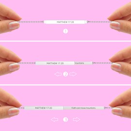 seensea Christian Bar 𝐍𝐞𝐜𝐤𝐥𝐚𝐜𝐞 Inspirational Bible Verse Motivational Secret Quotes Faith JewelryBaptism Christmas Birthday 𝐆𝐢𝐟𝐭 𝐟𝐨𝐫 𝐖𝐨𝐦𝐞𝐧