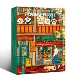 TangMosaic Puzzles for Adults 500 Pieces, Jigsaw Puzzle for Adults, Fun Challenging Family Puzzle, City Street Stroll Puzzles Game, Interlock Perfectly No Dust, Gifts for Parents Father's Day