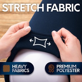 Byllstore Boat Fender Covers | Several Size Options Available | Black & Navy Blue | 1, 2 & 4-Pack | Polyester (4-Pack, Navy Blue, 6″ x 18″)