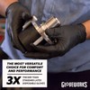 GLOVEWORKS Black Disposable Nitrile Industrial Gloves, 5 Mil, Latex &