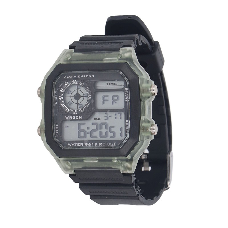 Electronic Sports Watch 12 24 Hours Waterproof Digital Wrist Watch