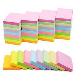 (36 Pack) Sticky Notes 1.5x2 in Post, 2160 Sheets Post Small Self Sticky Notes Pad Its, 9 Pastel Color Mini Sticky Notes for Office, Home, School, Meeting