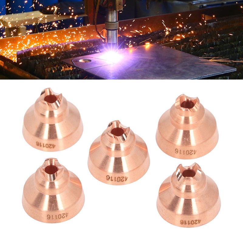 5PCS Consumables Tip Shield Brass Hand Drag Cutting Torch Shield
