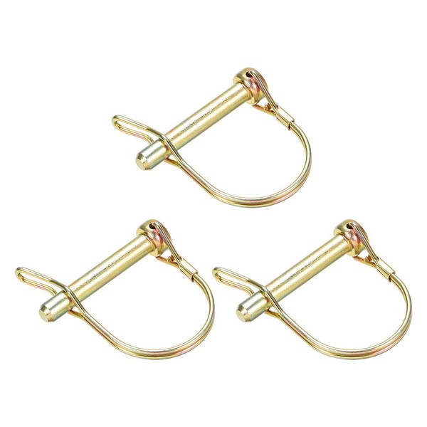 uxcell Shaft Lock Pin 8mm x 50mm with Ring Coupler