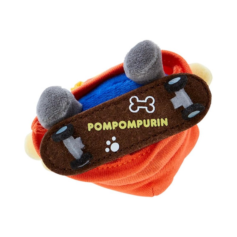 Sanrio 514217 Mascot Holder (Skateboard) Pom Pom Pudding