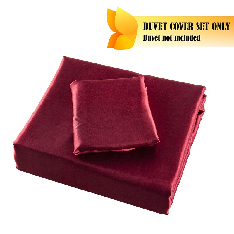 Sleepymoon Duvet Cover Set Silk Like Single Double King Super