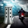 Qiilu Silenciador universal de motocicleta de 51 mm, el escape