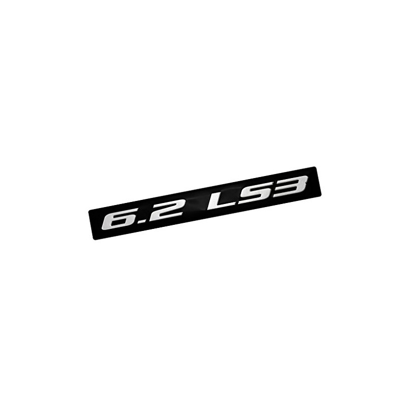 ERPART 6.2 LS3 Silver on Black Highly Polished Real Aluminum