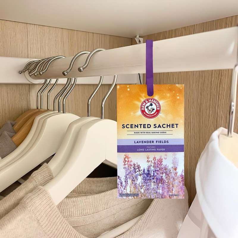 ARM & HAMMER 3 Pack Scented Sachets for Drawers &