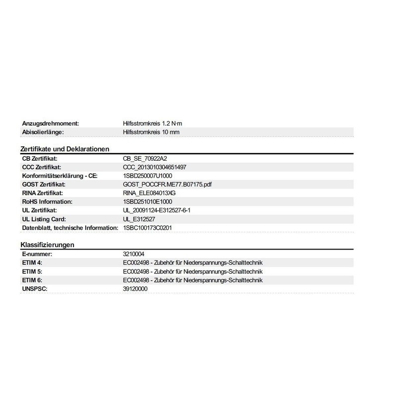 abb-entrelec – Kit Interlocking Mecanico Electrico/A vem4