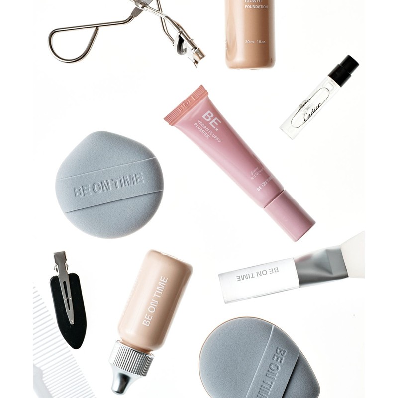 Biontime Beontime Glow Fit Foundation (Shade 110/115) + Rubysell Puff