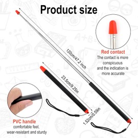 Telescopic Teacher Pointer Presenter Whiteboard Pointer, 1Pc Teacher Hand Pointer Telescopic,Finger Telescoping Pointer Stick,Retractable Pointer Extendable Guiding Stick,Telescopic Teacher Pointer