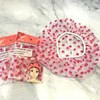 Polka Dot Waterproof Wash and Shower Bath Cap Hair Cap 2ea