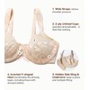 Lemorosy Mimimizer Bra with Underwire, Women's Size Sizes, Strong Hold,