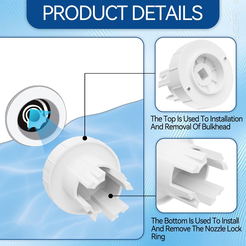 SUFULUNO Pool Hot tub Jet Wrench SP1434T Compatible with Hay-Ward