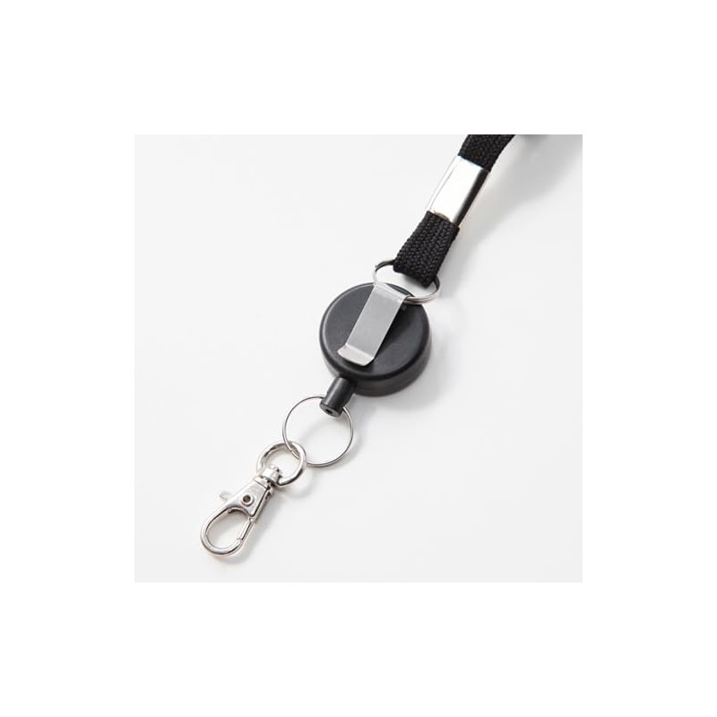 MUJI NDD76A1S Lanyard with Reel for Card Case ID Holder