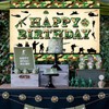 Camo Party Decoration Supplies - Army Happy Birthday Backdrop, Makeup