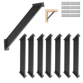 8 Pcs 45 Degree Angle Support Brackets, Pergola Kit Heavy Duty Connector for Wooden Structures Support for Gazebos, Tree Houses, Cabins and Patios